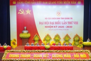 Quảng Trị khai mạc Đại hội đại biểu Hội Cựu chiến binh tỉnh lần thứ VIII