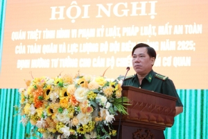 An Giang: Quán triệt tình hình vi phạm kỷ luật, pháp luật và định hướng tư tưởng cho cán bộ, chiến sĩ