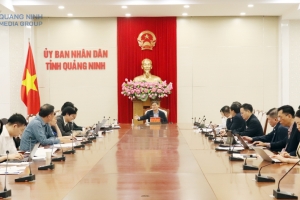 UBND tỉnh Quảng Ninh họp triển khai các nhiệm vụ thuộc lĩnh vực tài chính, ngân sách, đầu tư và liên kết vùng