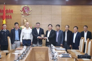 Phó Chủ tịch Thường trực UBND tỉnh Thanh Hóa tiếp và làm việc với đoàn công tác Công ty AsterAuto Vietnam