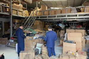 Ninh Bình: Công ty thiết bị điện T.P bị tịch thu hàng hóa không rõ nguồn gốc