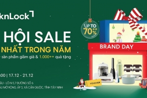 Giáng sinh bùng nổ ưu đãi đến 70%++ tại LocknLock Brand Day Long Hậu, cơ hội nhận ngay iPhone 17