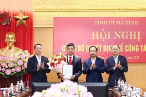 Ban Bí thư chuẩn y chức Chủ nhiệm Ủy ban Kiểm tra Tỉnh ủy Hà Tĩnh