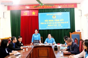 Hà Nội: Phường Nghĩa Đô hoàn thành 100% Đại hội Công đoàn cơ sở nhiệm kỳ 2025–2030