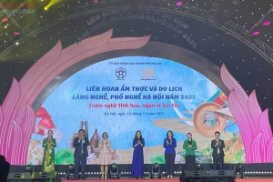 Hà Nội khai mạc Liên hoan Ẩm thực và Du lịch làng nghề, phố nghề 2025