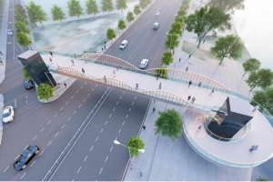 TP. HCM nghiên cứu xây cầu đi bộ kết nối trung tâm với Bến Bạch Đằng