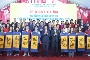 Bắc Ninh: Xuất quân các đội tuyển dự thi chọn học sinh giỏi quốc gia trung học phổ thông