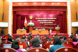 Ngày 15/12 diễn ra Kỳ họp thứ 34, HĐND tỉnh Quảng Ninh khóa XIV