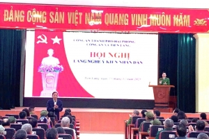 Hải Phòng: Công an xã Tiên Lãng tổ chức hội nghị “Công an xã lắng nghe ý kiến Nhân dân” năm 2025