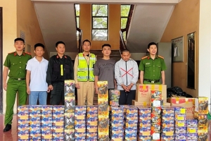 Công an Nghệ An triệt phá đường dây vận chuyển số lượng lớn pháo nổ liên tỉnh