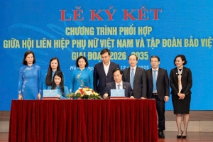 Hội Liên hiệp Phụ nữ Việt Nam và Tập đoàn Bảo Việt ký kết chương trình phối hợp