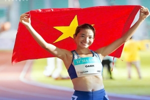 Nguyễn Thị Oanh (Bắc Ninh) bảo vệ thành công Huy chương Vàng nội dung 10.000m tại SEA Games 33