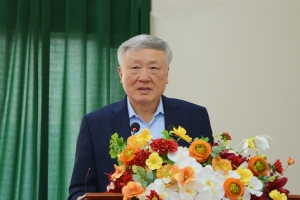 Phó Thủ tướng Thường trực Chính phủ Nguyễn Hòa Bình tiếp xúc cử tri tại phường Võ Cường