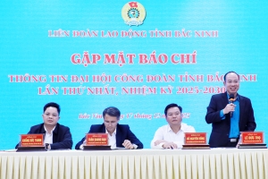 Bắc Ninh: Đại hội Công đoàn tỉnh lần thứ I, nhiệm kỳ 2025 - 2030 tổ chức vào ngày 20/12