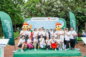 Herbalife Việt Nam cùng Ủy ban Olympic Việt Nam tổ chức Chương trình Toàn dân tập luyện thể dục thể thao