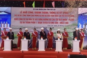  Gia Lai khởi công, khánh thành 10 công trình, dự án trọng điểm