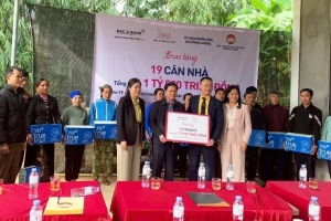 Thanh Hóa: Trao tặng 20 ngôi nhà các gia đình có hoàn cảnh khó khăn tại xã Đồng Lương và Định Hòa