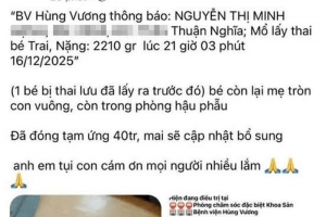 Bệnh viện Hùng Vương cảnh báo lừa đảo từ thiện