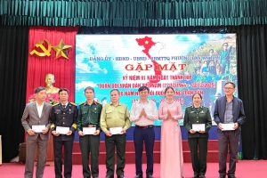 Phường Bắc An Phụ tổ chức gặp mặt kỷ niệm 81 năm ngày thành lập quân đội nhân dân Việt Nam