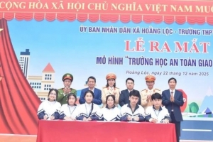 Thanh Hóa: Ra mắt mô hình “Trường học an toàn giao thông” tại Trường THPT Hoằng Hóa 4