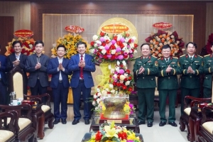 Quảng Trị: Thăm, động viên cán bộ, chiến sĩ Bộ CHQS tỉnh nhân Ngày thành lập Quân đội nhân dân Việt Nam