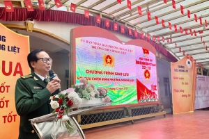 Hà Nội: Hơn 2.700 học sinh THCS Hoàng Liệt tham gia giao lưu truyền thống nhân Ngày 22/12