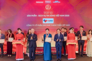Bộ giải pháp Nộp thuế số VNPAY xuất sắc được vinh danh Top 10 Tin Dùng 2025