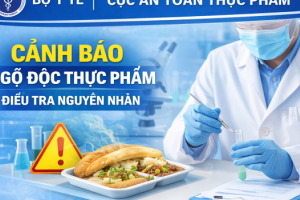 Cục An toàn thực phẩm yêu cầu khẩn trương điều tra vụ nghi ngờ ngộ độc thực phẩm tại TP. Hồ Chí Minh