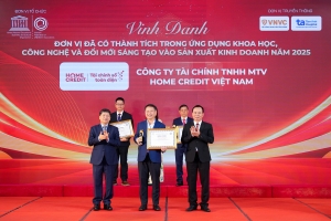 Home Credit được Liên hiệp các Hội UNESCO Việt Nam vinh danh trong Top 10 Đơn vị tiêu biểu xuất sắc