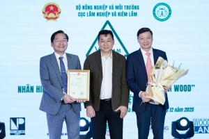 Nhãn hiệu chứng nhận “Gỗ Việt Nam/Vietnam wood” được công bố