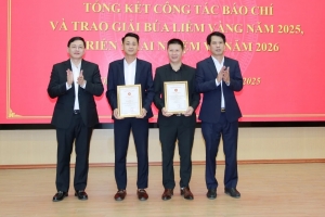 Thanh Hóa: Tổng kết công tác báo chí và trao Giải Búa liềm vàng năm 2025