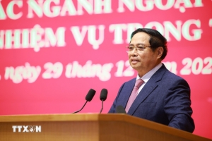 Thủ tướng: Phải đẩy mạnh triển khai chiến lược đối ngoại toàn diện ở tầm cao mới