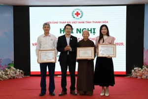 Hội Chữ thập đỏ tỉnh Thanh Hóa tổ chức hội nghị tổng kết công tác hội năm 2025
