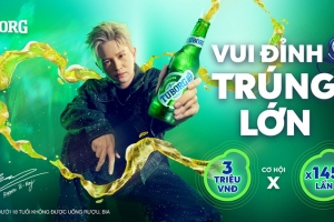 Giật nắp Tuborg – giật thưởng gấp 145 lần trong chương trình khuyến mãi “145 năm giật mở triệu cuộc vui”