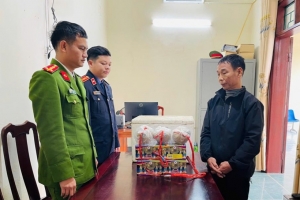 Hà Tĩnh: Khởi tố đối tượng tàng trữ hơn 10kg pháo nổ chơi Tết