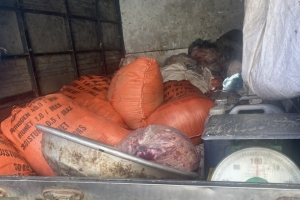 Hà Tĩnh: Tiêu hủy gần 380kg mỡ động vật và 50 lít dầu, mỡ đã qua sử dụng, không rõ nguồn gốc