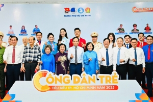 TP. HCM tuyên dương 12 Công dân trẻ tiêu biểu 2025