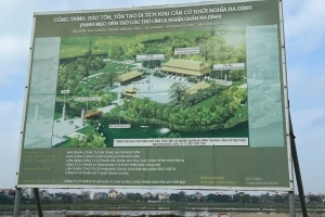 Thanh Hóa gia hạn dự án bảo tồn di tích Khu căn cứ khởi nghĩa Ba Đình