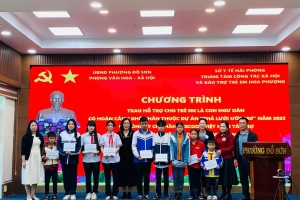 Chương trình trao hỗ trợ cho trẻ em thực hiện Dự án “Thả lưới ước mơ” năm 2025