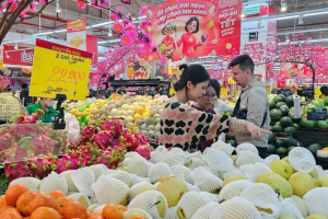 Hà Nội: Siêu thị đồng loạt giảm giá, khuyến mại dịp đầu năm mới