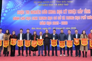 Bắc Ninh: Chung khảo cuộc thi nghiên cứu khoa học, kỹ thuật cấp tỉnh năm học 2025 - 2026