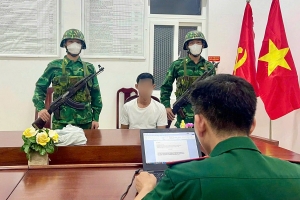 Đồn Biên phòng Phước Hải bắt quả tang đối tượng tàng trữ trái phép chất ma túy