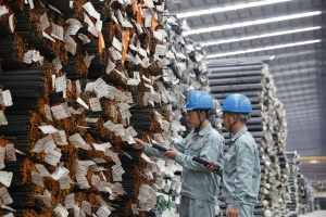 Tập đoàn Hòa Phát ghi nhận sản lượng thép xây dựng, thép cuộn đạt 585.000 tấn