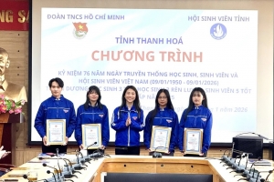 Thanh Hóa: Tuyên dương học sinh, sinh viên tiêu biểu năm 2025