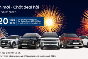 Hyundai Thành Công tung ưu đãi kỷ lục dịp Tết 2026 với mức giảm giá lên tới hơn hai trăm triệu đồng
