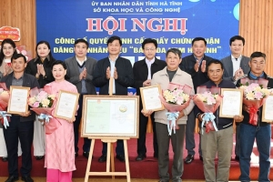 Công bố Nhãn hiệu chứng nhận “Bánh đa nem Hà Tĩnh”