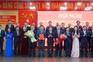 Quảng Trị: Công bố quyết định của Ban Thường vụ Tỉnh ủy về công tác cán bộ