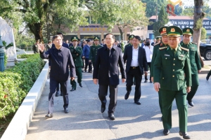 Phó Thủ tướng Bùi Thanh Sơn kiểm tra, làm việc về cửa khẩu thông minh, hợp tác kinh tế biên giới tại Quảng Ninh