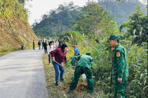 Trồng mới 4.800 cây xanh tại xã biên giới Tùng Vài hưởng ứng Ngày Cây xanh Việt Nam 2026