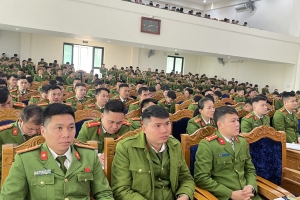 Công an tỉnh Thanh Hóa tập huấn quy trình xác minh, giải quyết vụ cháy theo quy định mới